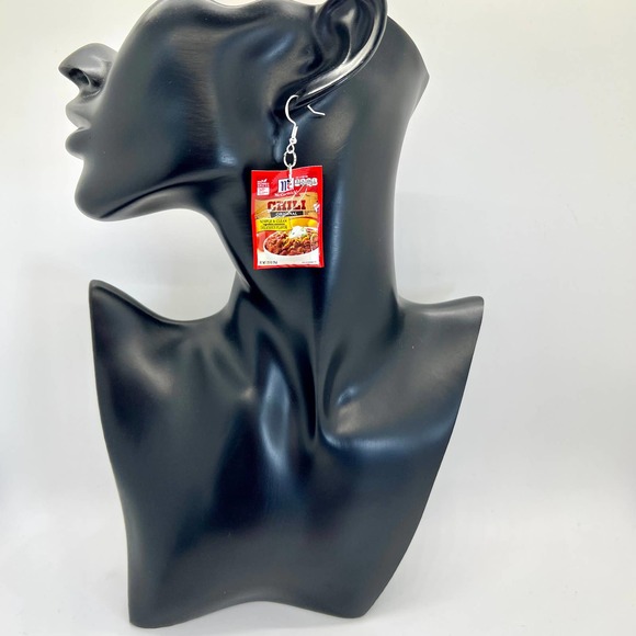 Chili Seasoning Earrings - McCormick Earrings - Spice Earrings - Chef Earrings - Picture 8 of 10